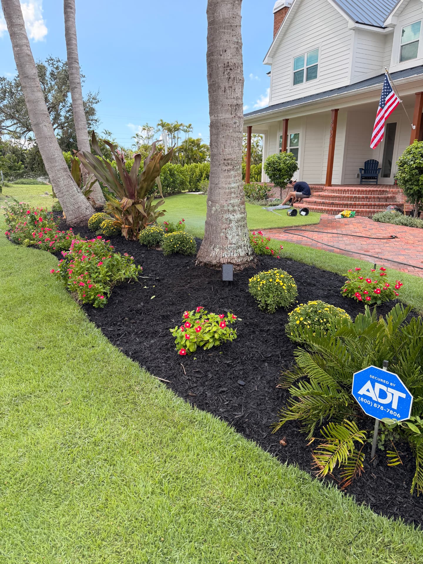 After — Mulching